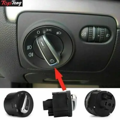 Euro Headlight Switch Light Fits VW Passat CC B6 Jetta Golf MK5 MK6  5ND941431A • $14.61