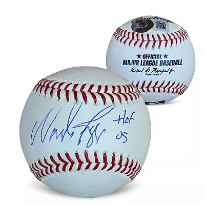 Wade Boggs Autographed MLB Signed Baseball Hall Of Fame HOF 2005 Beckett COA • $169