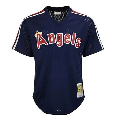Authentic Mitchell & Ness California Angels #29 Baseball Jersey Mens MEDIUM $100 • $49.99