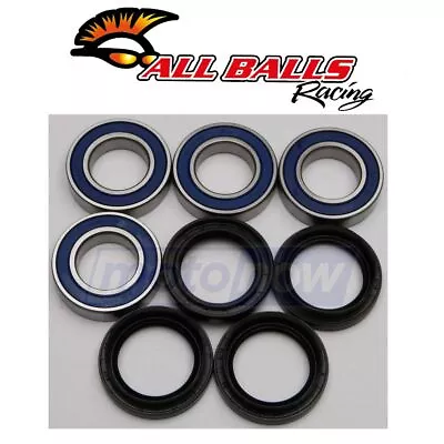 All Balls Rear Wheel Bearing And Seal Kit For 2002 Yamaha YFM660F Grizzly Bx • $63.30