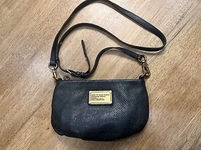 Marc By Marc Jacobs Classic Q Percy Crossbody Leather Small Black Bag • $34.99