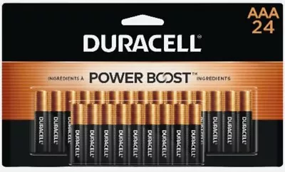 Duracell Powerboost Aaa Batteries 24 Pack Free 🚢 ! Exp 2034 • $17.99