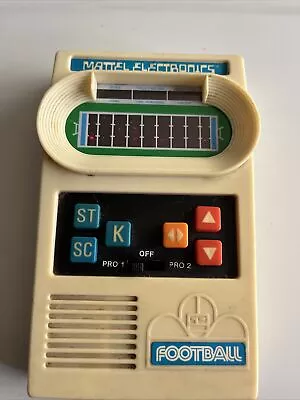 Mattel Electronic Football Handheld Game Vintage Nostalgia Gaming 1977 Works! • $24.95