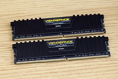 Corsair Vengeance LPX 16GB (2x 8GB) 2400Hz PC RAM DDR4 Memory CMK16GX4M2A2400C16 • £28.99
