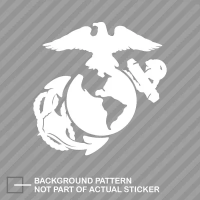 USMC Marine Corps Sticker Die Cut Decal Ega Marines Semper Fi Earth Globe Anchor • $4.96