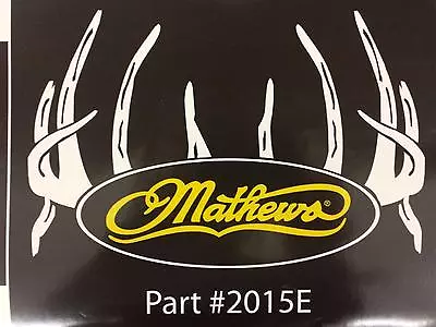 Mathews New Decal No Solocam Rack 2015E 12  X 8   • $20
