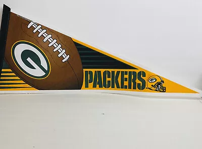 Green Bay Packers NFL Football 30  Felt Pennant RICO Industries Fan  • $15.29