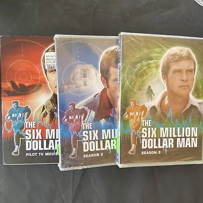 The Six Million Dollar Man: Season 1 2 3 (DVD) 2 Out Of 3 Brand New & Sealed • $24.99