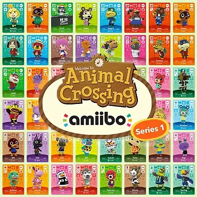 $2 • Buy Animal Crossing Amiibo Cards - Series 1 #1-100 (Authentic)