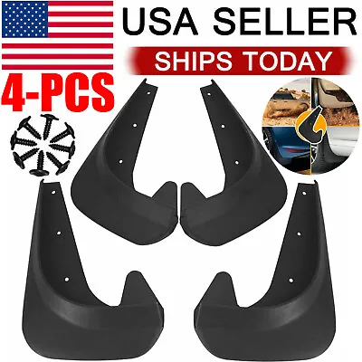 4PCS Car Mud Flaps Splash Guards For Front Or Rear Auto Universal Accessories US • $16.99