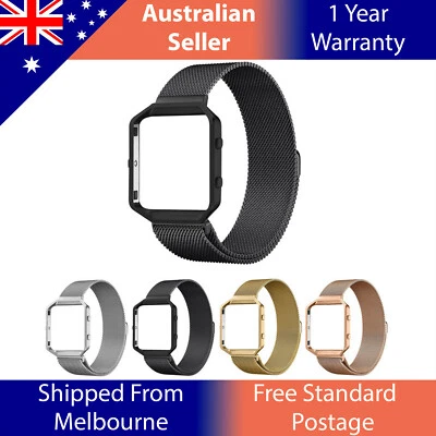 $17.99 • Buy Milanese Magnetic Stainless Steel Frame + Wrist Band Strap For Fitbit Blaze AU