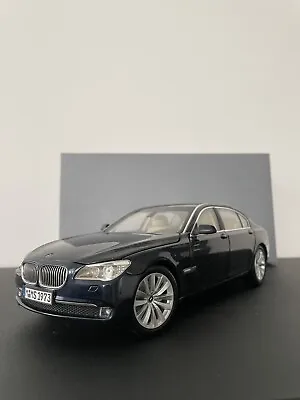 $180 • Buy 1:18 Scale BMW 750Li (F02) Diecast Model Car Blue Kyosho