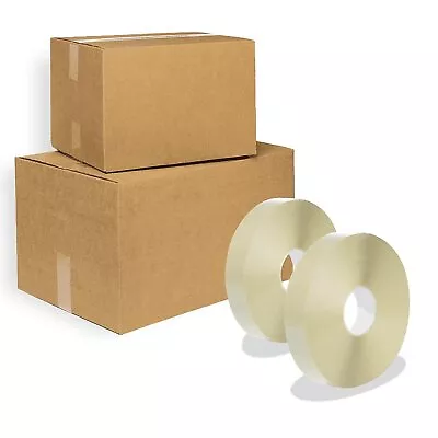 Hotmelt Tape 1.9mil Clear Machine Length Packing Tapes 4/6 Rolls • $268.41