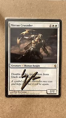 Autographed MTG Mirran Crusader Mystery Booster - Modern Masters 025/249 Rare • $19.99