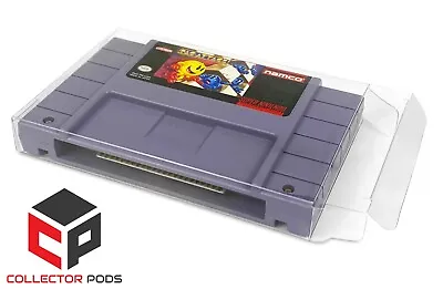 Super Nintendo SNES Cart Archive Grade Box Protector Or Sleeve (10 PK) • $11.99