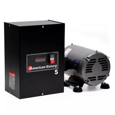 American Rotary Phase Converter AR5 5 HP 1 To 3 Three PH • $610