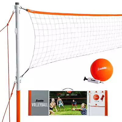 Volleyball Set With Portable Net + Ball - Starter • $31.07