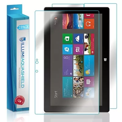 2x ILLumi AquaShield HD Screen + Back Protector For Microsoft Surface Windows RT • $23.55