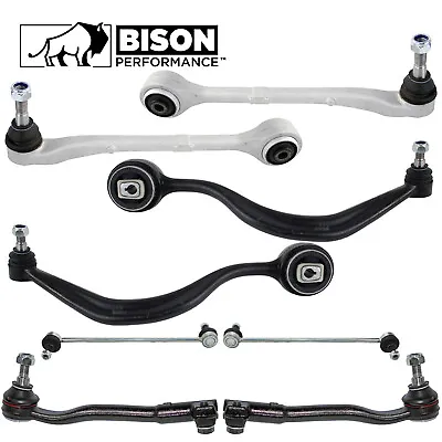 Bison Performance 8pc Front Lower Control Arm Sway Bar Tie Rods Kit For BMW E38 • $112.95