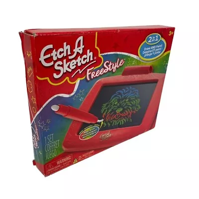 Etch A Sketch Freestyle Drawing Tablet 2-in-1 Stylus Pen & Magic Paintbrush Nice • $12.82