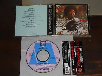 MICHAEL JACKSON Ben CD Japan 10 Tracks Motown POCT-1838 Obi • $7.99