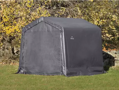 Covered Storage Shed For Bicycles Motorcycle ATV Waterproof Portable Steel Frame • $277.88