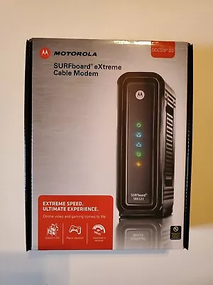 Motorola Cable Modem Surfboard Extreme SB6121 DOCSIS 3.0 NIB FACTORY PLASTIC • $8