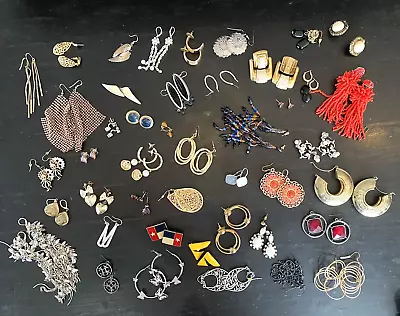 Fashion Earring Lot Of 40 Pairs Of Earrings • $5.50