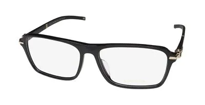 New Chopard Vch310 Eyewear 57-15-145 Mens Plastic Black Full-rim 0700 • $199.95