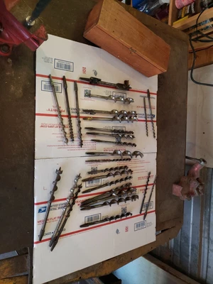 $14 • Buy Vintage Brace Auger Bits Lot Of 26. Irwin, Keen Cutter, Millersfalls, And More