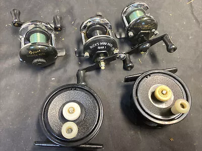 Lot Of 5 Crappie Reels￼ Wally Marshall WM40 West Point FR2 Bucks BMR-1 Free Ship • $69