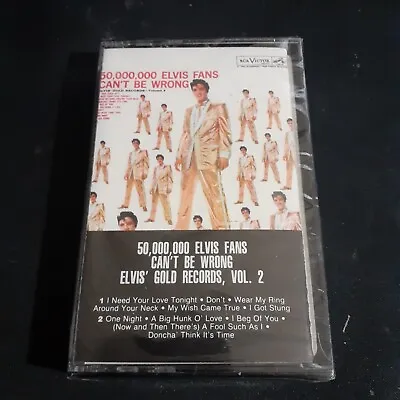 50000000 Elvis Fans Can't Be Wrong: Elvis' Golden Records Vol. 2.  Cassette • $6