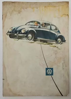 1951 Volkswagen Beetle Sales Brochure Produced & Printed In  Western Germany  • $15.95