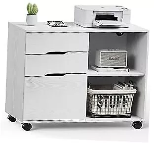File Cabinet 3 Drawer - Storage Filing Cabinets Office Drawers 3-Drawer White • $92.51