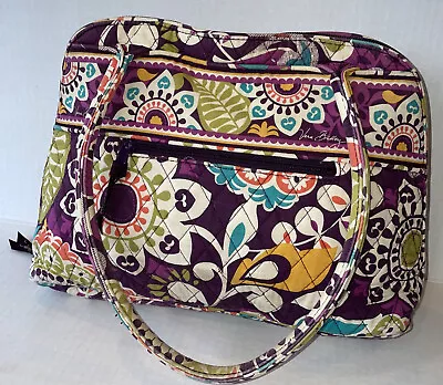 Vera Bradley Glenna Shoulder Bag Purse  Plum Crazy   Tote Handbag Retired • $14.68