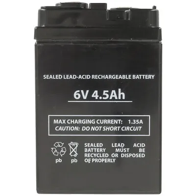 6 Volt 4.5Ah Battery To Suit Rechargeable Fans • $29.95