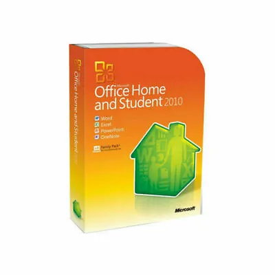 Microsoft Office Home And Student 2010 Software For Windows (79G-02144) • $118