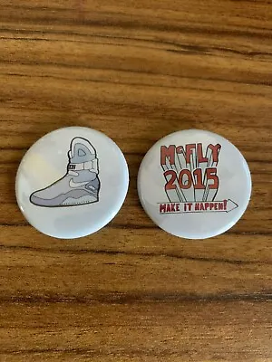 RARE Marty McFly Nike Buttons Back To The Future 2 BTTF 2015! • $37