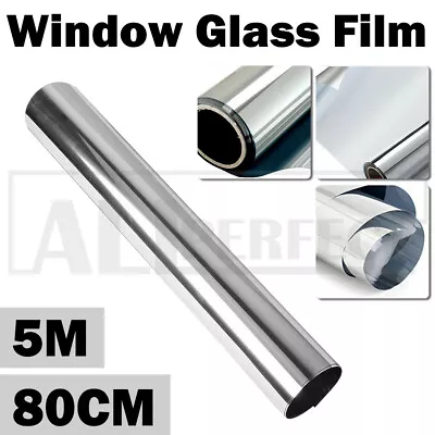 5M One Way Mirror Tint Window Glass Film Solar UV Reflective Privacy Protector O • $19.92