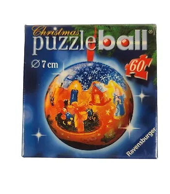 2005 Sealed Ravensburger 3D Puzzle Ball Christmas Ornament Candle & Advent Angel • $11.69