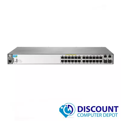 HP ProCurve 2530-24G J9776A 24 Port Gigabit Ethernet Managed Network Switch • $34.99