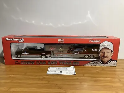 $199 • Buy 1995 Brookfield Dale Earnhardt GM Goodwrench Crew Cab Truck And Trailer Set 1/24