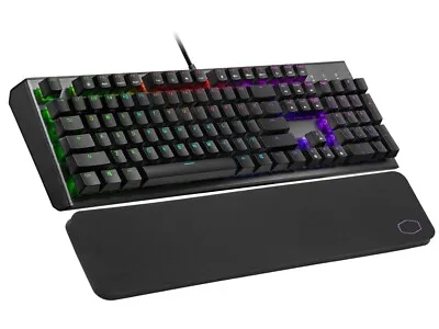 Cooler Master MasterKeys CK550 V2 RGB Mechanical KeyboardWrist Rest Blue Switch • $115