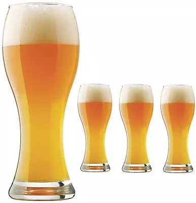 Set Of Four (4) 23 Oz Libbey Pier 1 Imports Pilsner Glasses Wheat Beer Glass New • $58.45