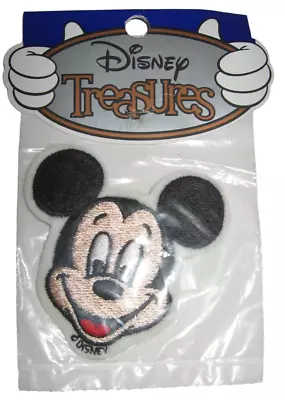 Mickey Mouse Iron On Patch Disney Treasures Theme Park Merchandise New In Bag • $5.99