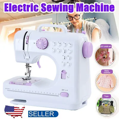 Electric Small Crafting Mending Machine W/Reverse Sewing Two-Thread Lock Stitch • $38.75