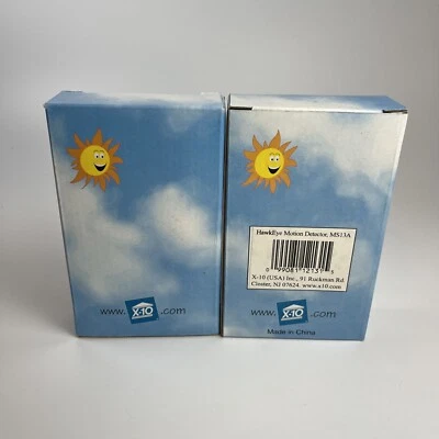 $14 • Buy Lot Of 2 ~ X10 Activehome HawkEye Motion Detector MS13A