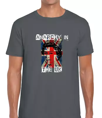 Union Jack Anarchy Mens T Shirt Punk Music Retro Uk Anarchy Northern Soul Top • £7.99