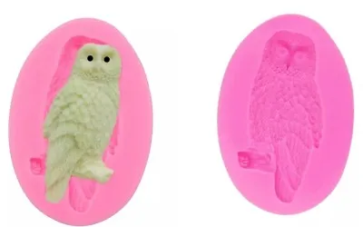 £7 • Buy Owl Silicone Mould-perched Bird Mold-fondant Icing/chocolate/epoxy Resin-fimo