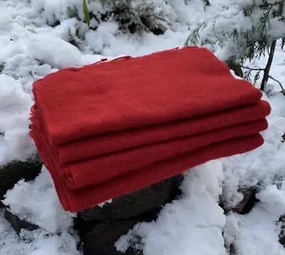 Handmade Red Himalayan Soft Yak Wool Scarf From Nepal • $25